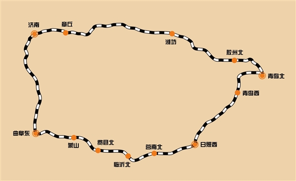 特別的G5555次高鐵：6小時(shí)畫個(gè)圈 從濟(jì)南到濟(jì)南